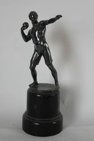 Bronze? Hungarian Sportsman Statue From 1928. photo