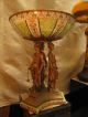 Rare Bronze And Porcelain Urns With Matching Centerpiece Bowl Urns photo 3