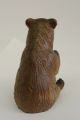 Carved Black Forest Bear Figure - Swiss/german Arts Crafts Mission Adirondack Carved Figures photo 3