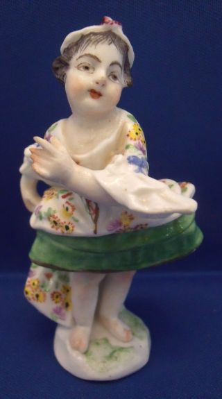 German Bisque Porcelain China Dancing Girl Figurine photo