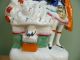 19thc Staffordshire Group Figure With Dog Figurines photo 4