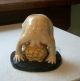 Plaster Chalkware Peek - O - Boo Figurine 1930s Figurines photo 1