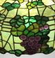 Morgan Jeweled Grape Leaded Glass Lamp Shade Chandelier Lamps photo 4