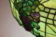 Morgan Jeweled Grape Leaded Glass Lamp Shade Chandelier Lamps photo 5
