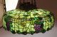 Morgan Jeweled Grape Leaded Glass Lamp Shade Chandelier Lamps photo 6