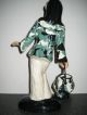 Hedi Schoop 1940 ' S Oriental Girl With Bucket Antique Porcelain Figurine Figurines photo 4