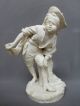 Pr.  Antique Parian Hide And Seek Figures Girl Boy Figurine Figurines photo 2