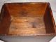 Primitive Finger Jointed Wooden Shuwite Cream Shoe Box,  S.  M.  Bixby & Co. Boxes photo 2