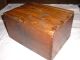Primitive Finger Jointed Wooden Shuwite Cream Shoe Box,  S.  M.  Bixby & Co. Boxes photo 3