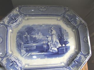 Antique Late 1800 ' S Anthony Shaw Pomona Platter Large 18 