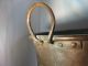 Antique Vintage American Hand Hammered Copper Pot In Rustic Condition Metalware photo 4