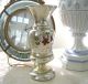 Antique Victorian Mercury Silver Glass Vase Circa: 1900 1940 Vases photo 11