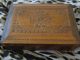 Elaborate Russian Mockba Hand Carved Wooden Box Woodenware photo 1