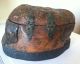 Vintage Antique Hand Carved Wood Folk Art Snuff Tobacco Box Cypress Tiger Rare Boxes photo 2