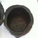 Vintage Antique Hand Carved Wood Folk Art Snuff Tobacco Box Cypress Tiger Rare Boxes photo 7