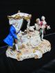 Antique Big Unterweissbach / Dresden Carriage With Victorian Lace Figurines Figurines photo 3