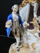 Antique Big Unterweissbach / Dresden Carriage With Victorian Lace Figurines Figurines photo 6