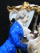 Antique Big Unterweissbach / Dresden Carriage With Victorian Lace Figurines Figurines photo 7