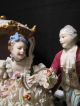 Antique Big Unterweissbach / Dresden Carriage With Victorian Lace Figurines Figurines photo 8