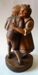 Vintage Anri Carved Wood Figurine Sculpture Italy Couple Dancing Carved Figures photo 1