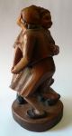 Vintage Anri Carved Wood Figurine Sculpture Italy Couple Dancing Carved Figures photo 2