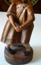 Vintage Anri Carved Wood Figurine Sculpture Italy Couple Dancing Carved Figures photo 5