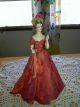 Florence Ceramics Figurine With Brocade Dress Rare 1940 ' S Figurines photo 3