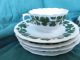 Meissen Porcelain 4 Cups And 4saucers With Green Ornament Other photo 1