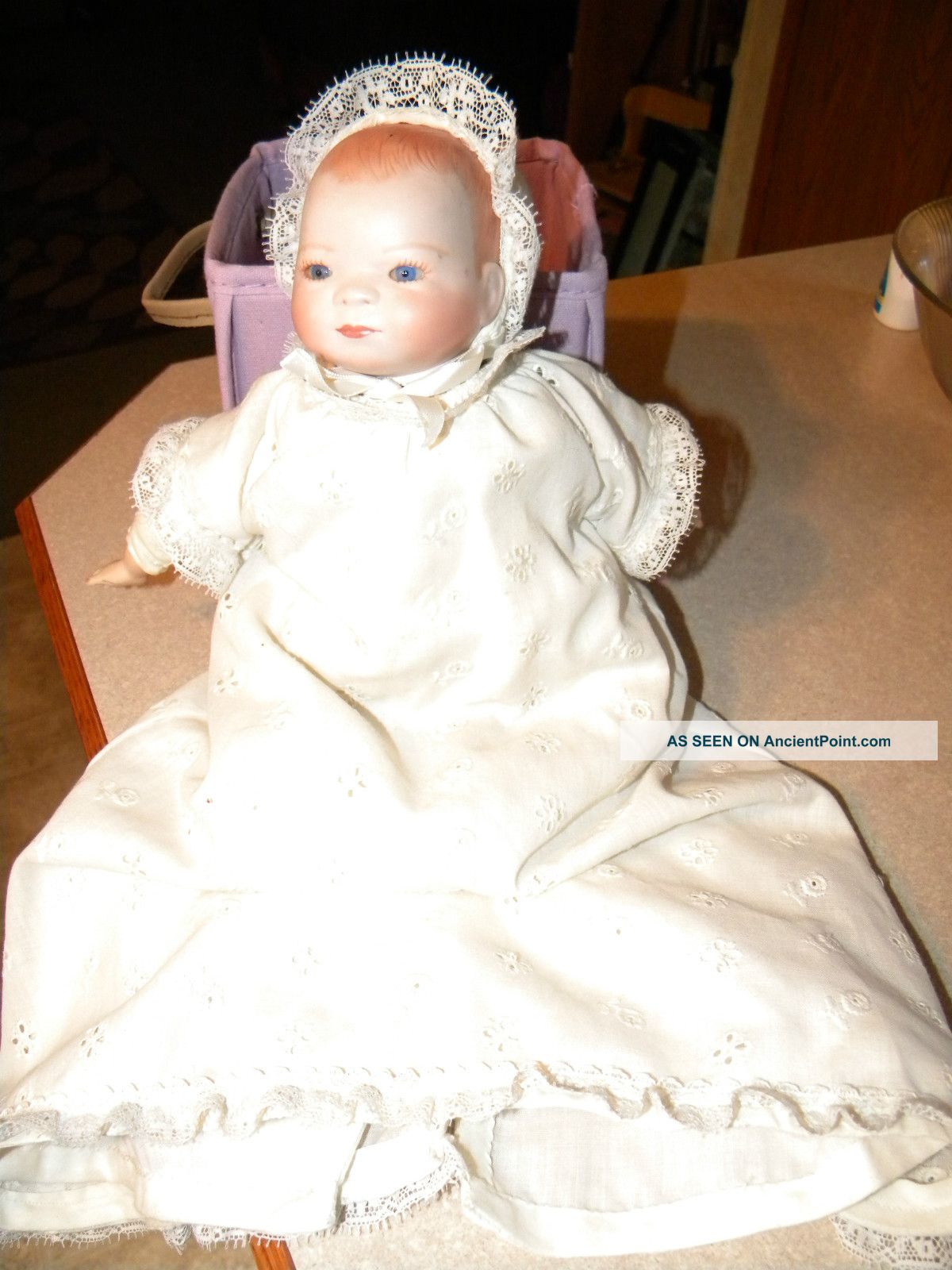 Antique Porcelain Baby Doll Grace Putnum. .  Rare Figurines photo
