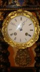 S.  Marti & C.  Ie French Antique C.  19th Empire Marquetery Gilt Bronze Portico Clock Clocks photo 10