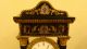 S.  Marti & C.  Ie French Antique C.  19th Empire Marquetery Gilt Bronze Portico Clock Clocks photo 6