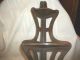 Antique Tall Dark Wood Corner Shelf - 4 Tier Other photo 3