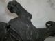 Antique Metal Bengal Tiger Statue Spelter Pot Metal Figurine Die Cast Sculpture Metalware photo 9