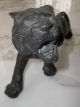 Antique Metal Bengal Tiger Statue Spelter Pot Metal Figurine Die Cast Sculpture Metalware photo 7