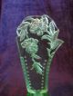 Vintage Czechoslovakia Green Glass Perfume Bottle Perfume Bottles photo 1