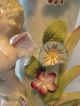 Vtg Hand Painted/made Porcelain Capodimonte Style Urn W Cherub & Applied Flowers Urns photo 7