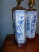 Pair Of Antiques Chinese Wig Stand Lamps Vases photo 2