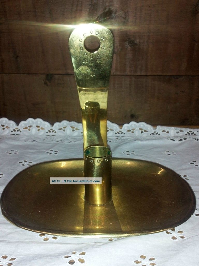 Max Rieg Brass Sconce Candle Holder Metalware photo