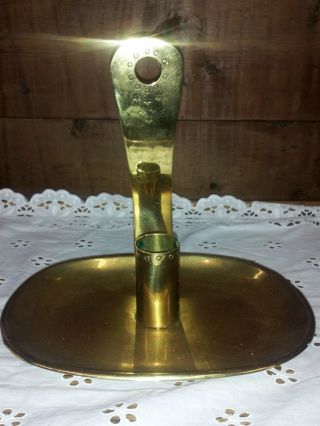 Max Rieg Brass Sconce Candle Holder photo