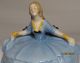 Antique German Figural Lady Trinket/box/pot/jar Germany Bows Cuffs Half Doll Re. Boxes photo 6