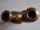 Pair Of Antique Brass Candle Holders 3 1/4 