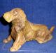 Vintage Cold Painted Metal Made In Austria Cocker Spaniel Dog Pipe Rest Metalware photo 1