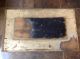 Antique 19th Cent.  Primitive Coffin Top Wood Box W/original Paint & Key Boxes photo 1