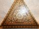 Antique Marquetry Folk Art Inlaid Wood Triangle Sewing Or Trinket Box C.  1900 Boxes photo 4