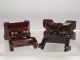 Group Of (5) Chinese Vintage Hardwood Specialty Stands For Jade & Stone Carvings Other photo 10