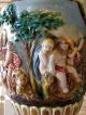 Antique Hand Painted Capodimonte Porcelain Statue Figurine Lamp Signed Italy Lamps photo 4