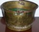 1800 ' S Hiram W.  Hayden Brass Over Copper Bucket - Forged Rat Tail Handle - Rolled Top Metalware photo 1