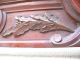 19thc Mahogany Pediment With Relief Carved Decoration Other photo 2
