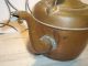 Antique 19th Century Copper Kettle Gooseneck Brass Teapot Metalware photo 1
