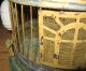 Antique Hendryx Beehive Bird Cage Orig Bowls Rare Spring Load Bird Base Clips Metalware photo 2